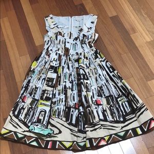 Kate Spade Size 8 Havana landscape dress